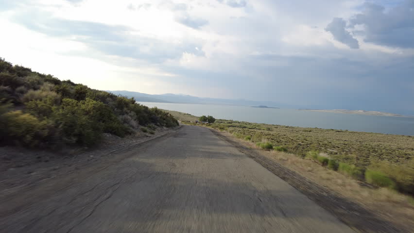 Mono Lake Back Road Driving Plate 03 Driving Plate California USA