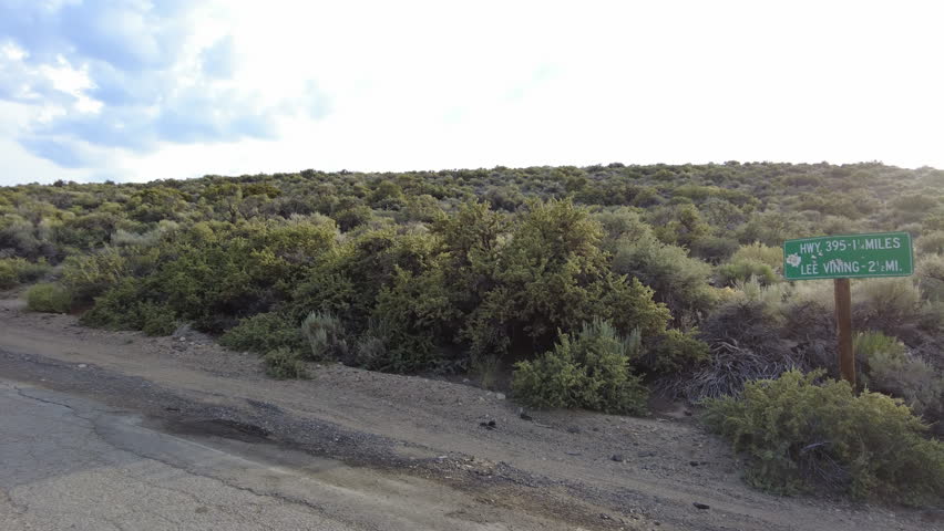Mono Lake Back Road Driving Plate 04 Driving Plate California USA