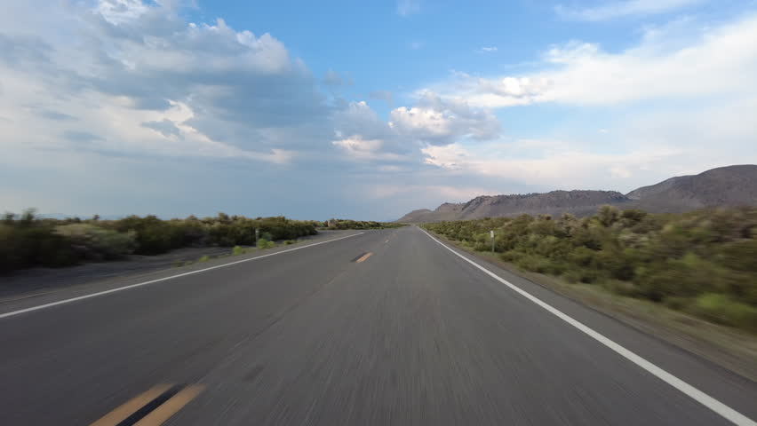 Mono Lake Highway 120 Eastbound 02 Driving Plate California USA
