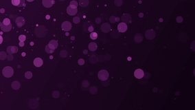 Bokeh Pink Purple Particle Flying Out Animated Video Background