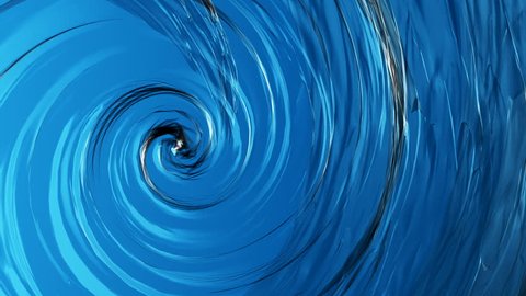 Animation of Beautiful clear water swirl ,whirl or spinning background. 
