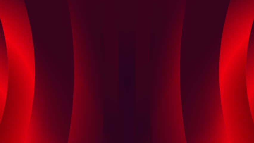 Glowing red and black minimal geometry design abstract motion background. Seamless loop. 4K footage