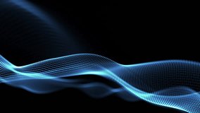 Technology digital wave background concept. abstract motion wave blue dots with glowing defocused particles background.	 - Powered by Shutterstock - Get 15% off with code: PIKWIZARD15