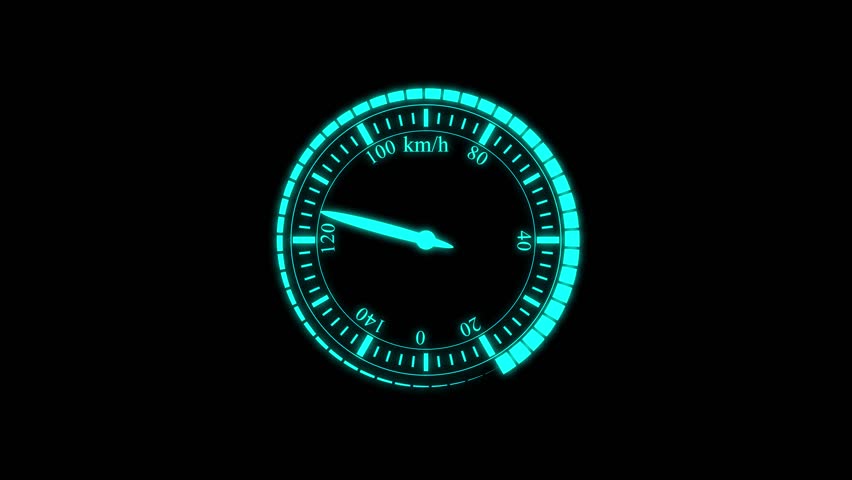 speed meter animation, speed test Royalty-Free Stock Footage #3397731767