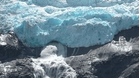 Melting glaciers. The beauty of nature. Weather and climate change. Global Warming and Environmental Problems. Warming temperatures gradually melt glaciers - Powered by Shutterstock - Get 15% off with code: PIKWIZARD15