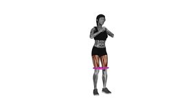 Exercise fitness exercise workout animation muscle highlight demonstration at 4K resolution 60 fps crisp quality for websites, apps, blogs, social media etc.