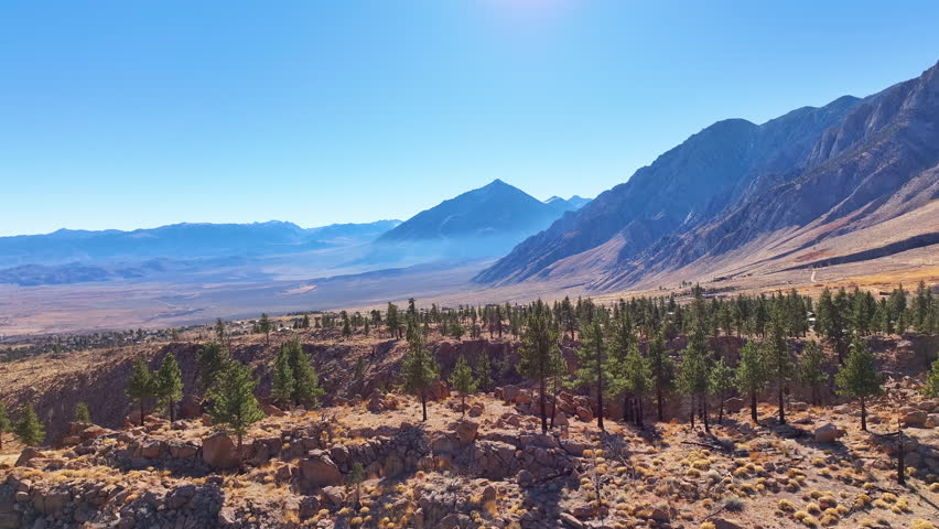 Dramatic Aerial Views of Nature in California Sierra Nevada