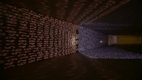 A tunnel of light made of numbers. Banking concept. Digital digit light tunnel show. Numbers in the digital age. - Powered by Shutterstock - Get 15% off with code: PIKWIZARD15