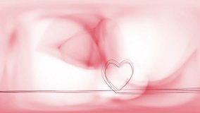 Seamless loop red drawing stroke line forming a cute heart symbol on a white and red smoky detailed background. Love valentine's day concept animation background.	
 - Powered by Shutterstock - Get 15% off with code: PIKWIZARD15