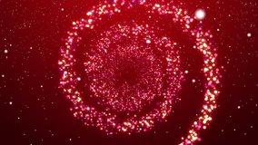 Christmas wreath sparkle spiral. New Year background  - Powered by Shutterstock - Get 15% off with code: PIKWIZARD15