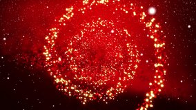 Christmas wreath sparkle spiral. New Year background  - Powered by Shutterstock - Get 15% off with code: PIKWIZARD15