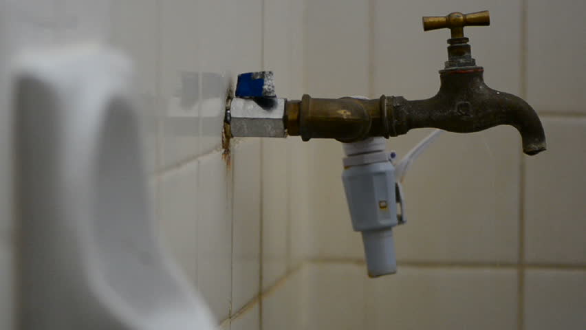 Water Dripping On Toilet Pipe Stock Footage 100 Royalty Free 3398654 Shutterstock - Public Bathroom Sink Water Pipe Leaking