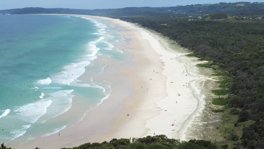 Video of Tallow Beach in Byron Bay Royalty-Free Stock Footage #3398676721