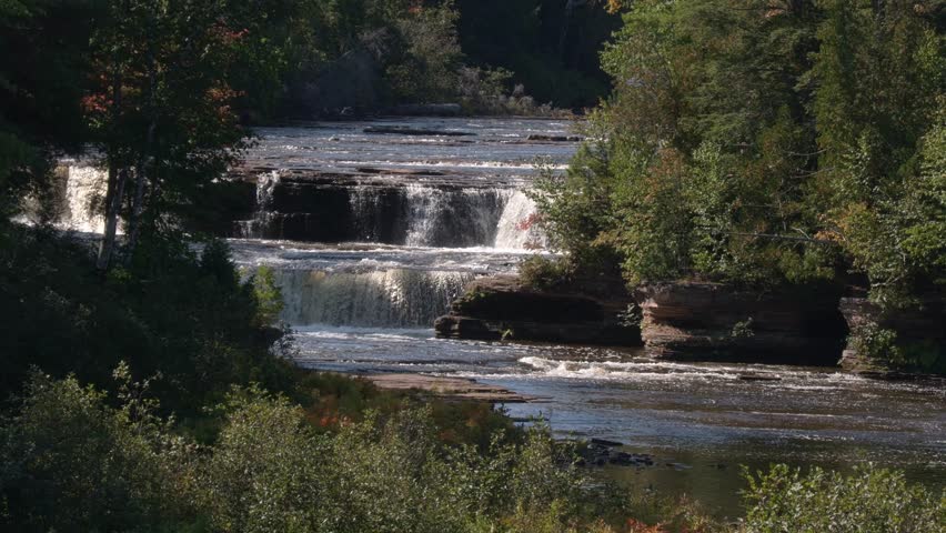 Tahquamenon Falls State Park. The Lower Falls .