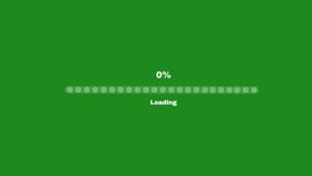 Loading Battery high Resolution video effect green screen 4k, Easy editable green screen video, high quality vector 3D illustration. Top choice green screen background