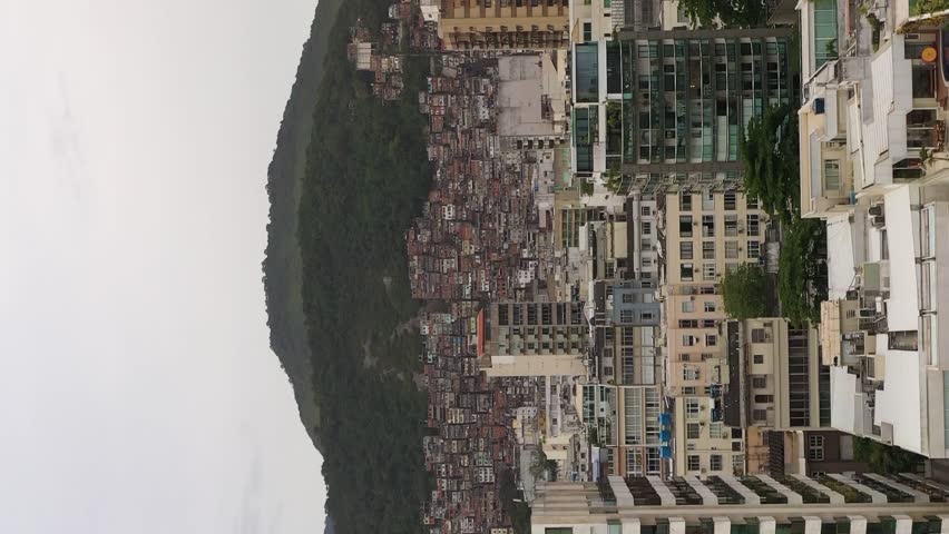 Rio de Janeiro City. Ipanema Neighborhood. Aerial View. Brazil. Drone Flies Sideways. Vertical Video Royalty-Free Stock Footage #3399196841