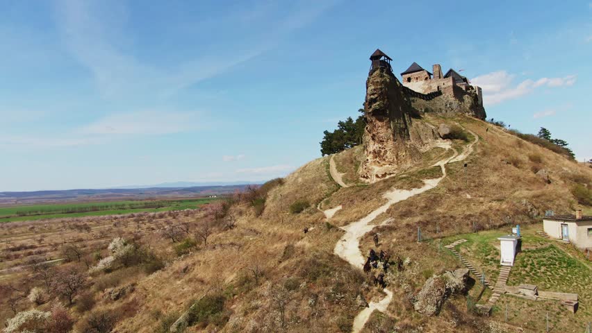 Aerial View Of Boldogko Castle In Hungary