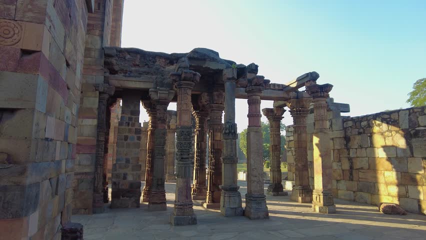 Architecture of Qutub Complex, Delhi, India