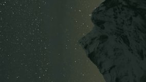 Night Sky over Ama Dablam Mountain. Himalaya, Nepal. Timelapse. Vertical Video - Powered by Shutterstock - Get 15% off with code: PIKWIZARD15