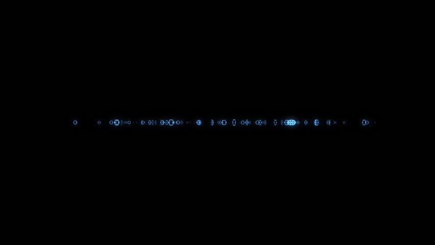 Progress Bar 3D Hexagon Blue Motion Graphics Loop Animation Background