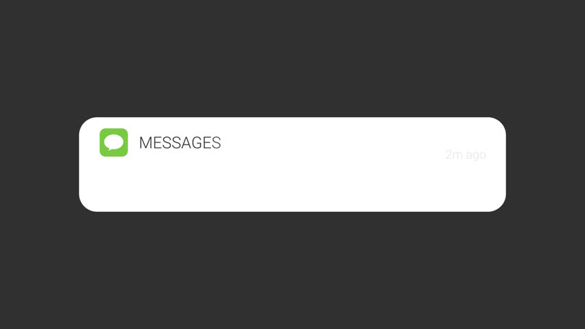 Animation. Callout for message text. Alpha channel	