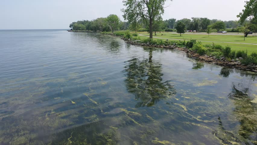 Lake Erie in Michigan, USA