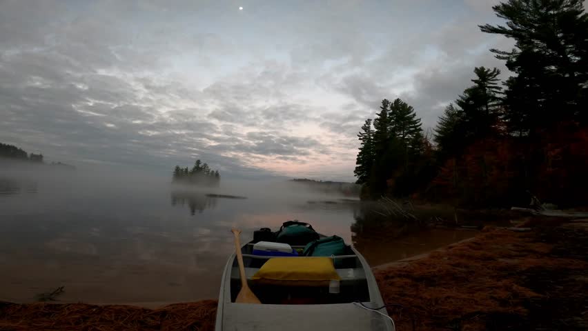 Lake Lila 046 Timelapse Wilderness Canoe New York