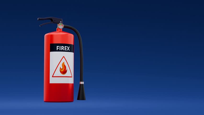 Animation of how to use fire extinguisher with PASS method