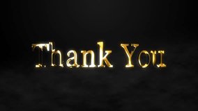 Animated thank you Luxury cinematic gold animated Thank you text in 3d Handwriting Animation, Golden Thank You Text appreciation, suitable for celebra - Powered by Shutterstock - Get 15% off with code: PIKWIZARD15
