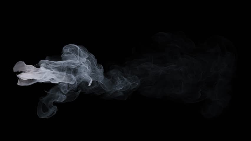 Dense Wispy Smoke Rising Seamless Loop
