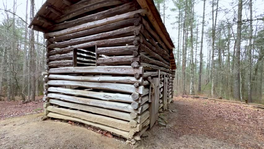 tongue and groove construction on barn in cades cove tennessee