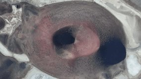 Crater Lake Meke (Meke Krater Gölü) Drone Video, Karapınar Konya, Turkiye (Turkey)