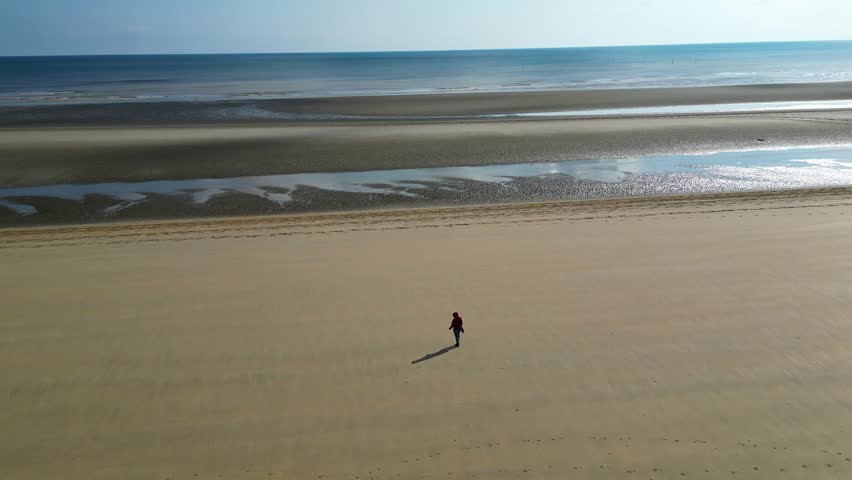 Utah Beach on the north of the Normandy.