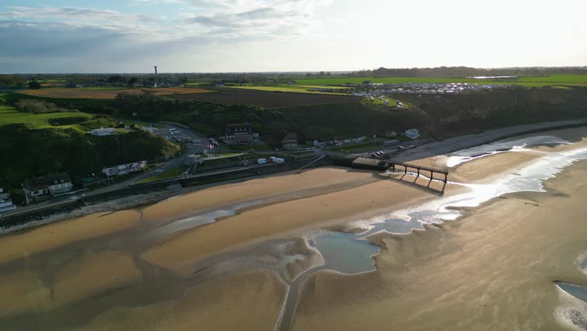 Traveling in France, Omaha Beach in Normandy.