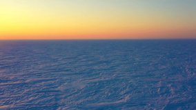 Arctic nature landscape in Unesco World Heritage Site, World of ice, Drone aerial top view video in 4k, Climate Change and Global Warming, Iceberg, An aerial view of an iceberg. Bay in Antarctica 