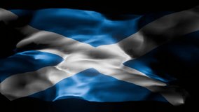 The Scottish Flag - Background Loop (Full HD)