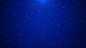 3D 4K Data matrix simulation digital line grid technology futuristic HUD screen background wave effect. cyberpunk style Sci Fi Futuristic laser grid landscape. cyber surface style. 3D Illustration - Powered by Shutterstock - Get 15% off with code: PIKWIZARD15