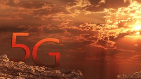 Sunrise and transition to 6g technology. - Powered by Shutterstock - Get 15% off with code: PIKWIZARD15