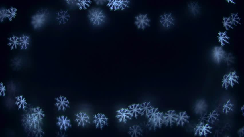 Winter background. Flickering snowflakes on a dark background. High speed camera. HD 1080p  | Shutterstock HD Video #34028650