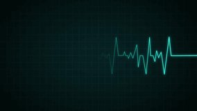Heart Beat Pulse animated video, medical concept