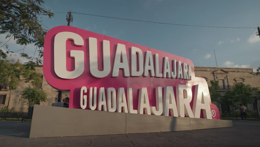 Guadalajara, Mexico - Letras letters of Guadalajara Jalisco