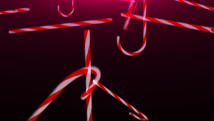 Abstract background with Christmas sweet caramel. Seamless loop | Shutterstock HD Video #34034773