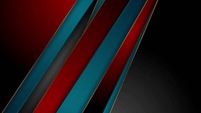 Abstract corporate material background with golden lines. Seamless looping motion design. Video animation Ultra HD 4K 3840x2160