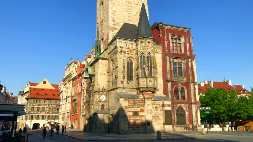 Old Town Hall Tower. Prague Old Town Square. Prague, Czech Republic.