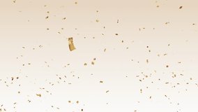 Confetti Glow Burst on Pastel Background. 3D rendering. Burst of confetti glow and fall clear scene on pastel background. - Powered by Shutterstock - Get 15% off with code: PIKWIZARD15