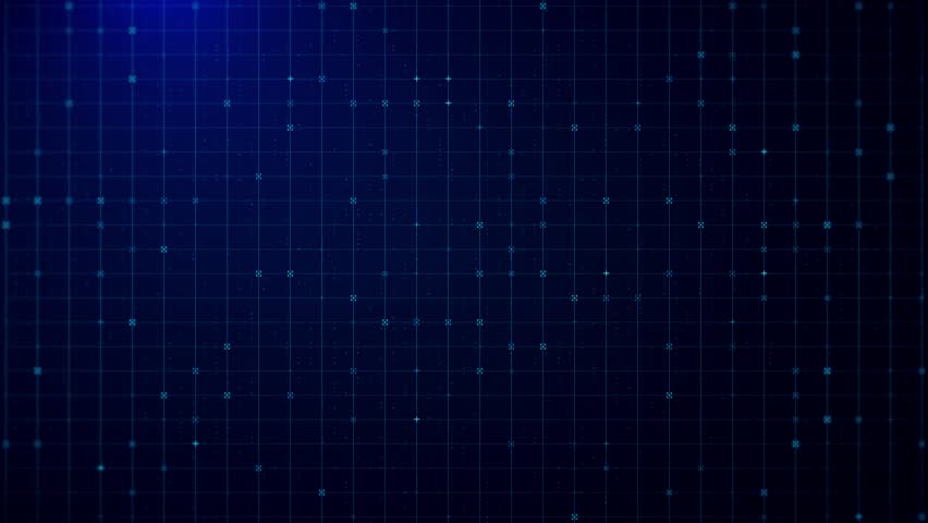 Grid perspective design over and under blue light grid on dark background, futuristic retro style. 4K 3D cyberpunk style Sci-Fi laser grid landscape. Digital cyber surface style. 3D Illustration Royalty-Free Stock Footage #3403727311