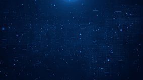 3D 4K Data matrix simulation digital line grid technology futuristic HUD screen background wave effect. cyberpunk style Sci Fi Futuristic laser grid landscape. cyber surface style. 3D Illustration - Powered by Shutterstock - Get 15% off with code: PIKWIZARD15