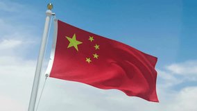 Elevate your visual content with the 4K beauty of China's flag. This captivating video showcases the national symbol in high definition,