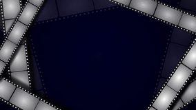 Film Overlay Twitch film strip frame Overlay Stream Overlay Screen Savers Background. camera roll animation negative film Animated Only Perforation Frame is Motionless. Tape Film. 3D Illustration - Powered by Shutterstock - Get 15% off with code: PIKWIZARD15