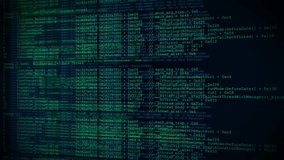 4K Programming Coding hi tech software blockchain 3D technology background. grid number virtual space , matrix binary code data global network Numbers Data,, Blockchain, Internet. 3D Illustration - Powered by Shutterstock - Get 15% off with code: PIKWIZARD15